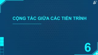 39
CỘNG TÁC GIỮA CÁC TIẾN TRÌNH
6
 