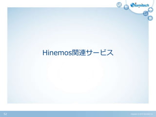 Hinemos関連サービス
Copyright (c) 2015 Atomitech Inc.52
 