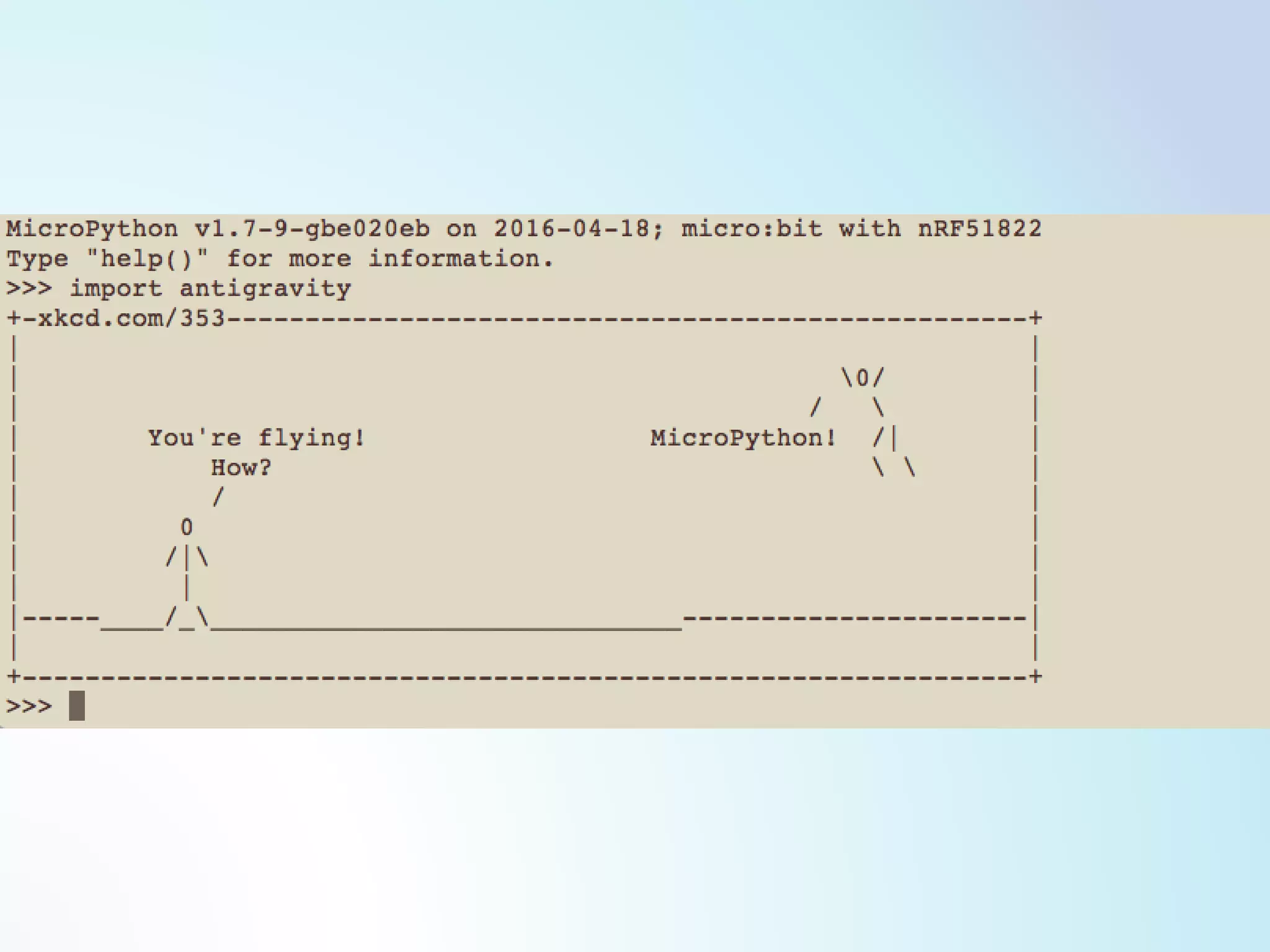chibi:bitとMicroPythonで始めるフィジカルコンピューティング