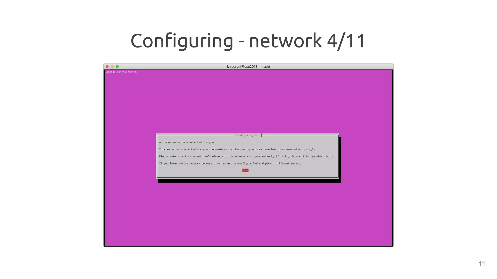 Configuring - network 4/11
11
 