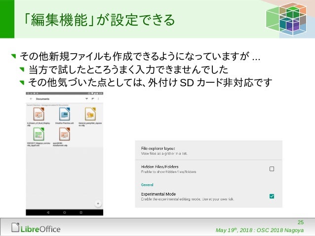 LibreOfficeとモバイルデバイス