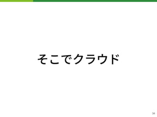 そこでクラウド
34
 