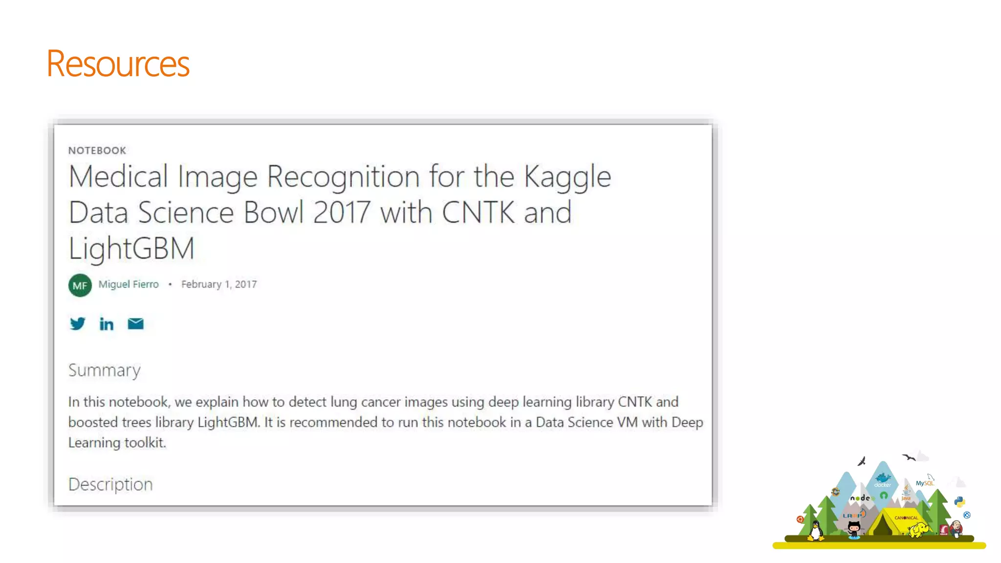 Open Source Deep Learning & Machine Learning with Microsoft CNTK & LightGBM