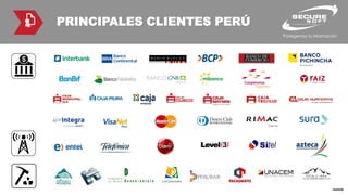 PRINCIPALES CLIENTES PERÚ
 