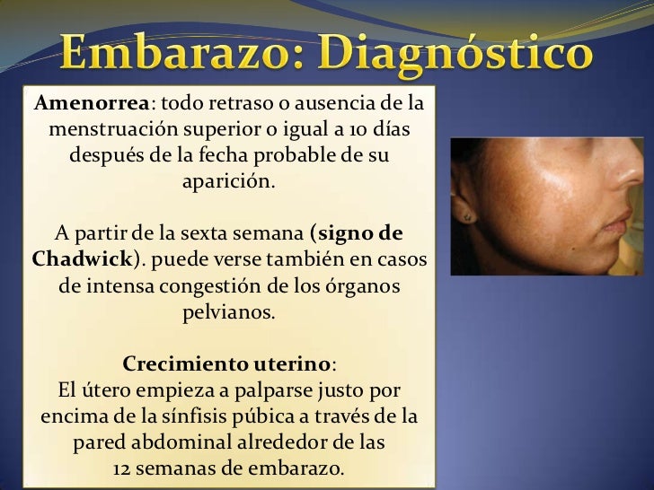 Embarazo normal y diagnostico
