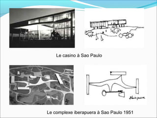 Le casino à Sao Paulo
Le complexe iberapuera à Sao Paulo 1951
 