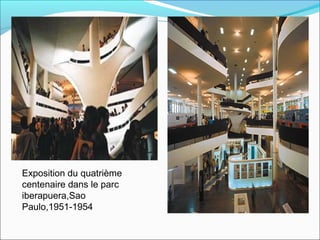 Exposition du quatrième
centenaire dans le parc
iberapuera,Sao
Paulo,1951-1954
 