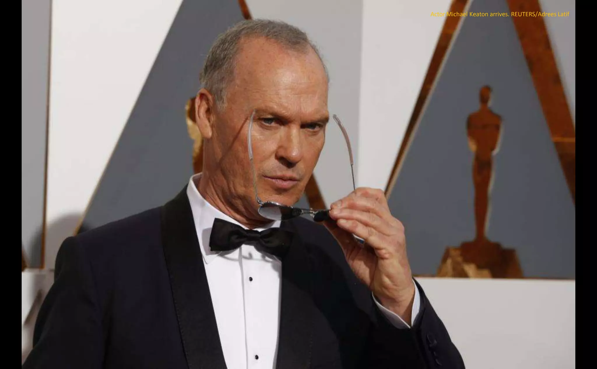 Actor Michael Keaton arrives. REUTERS/Adrees Latif
 