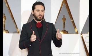 Actor Jared Leto arrives. REUTERS/Lucy Nicholson
 