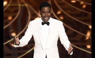 Chris Rock during his monologue in the presentation of
the 88th edition of the Oscars. CHRIS PIZZELLO (AP)
 