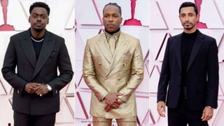 Daniel Kaluuya ,Riz Ahmed, Leslie Odom Jr .Getty Images
 