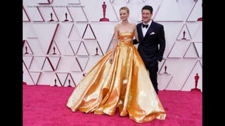 Carey Mulligan and Marcus Mumford. Chris Pizzello/Pool
 