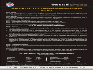 Oscar Safety Solutions, New Delhi, Thermoplastic Road Marking Paint