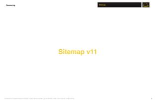 Oscars.org Sitemap
1This document is a conceptual overview of the project. It is not an indicator of animation, copy, ﬁnal elements, or design. © 2013 Trailer Park. All rights reserved.
Sitemap v11
 