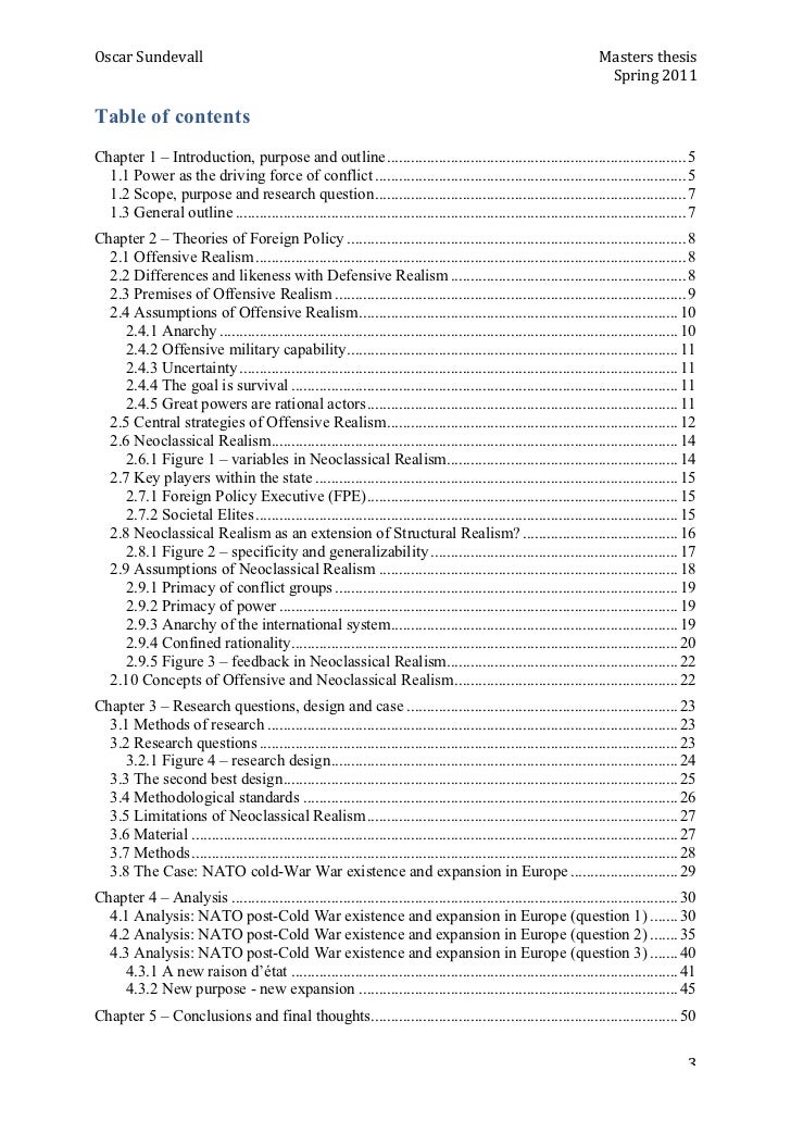 masters thesis on realism