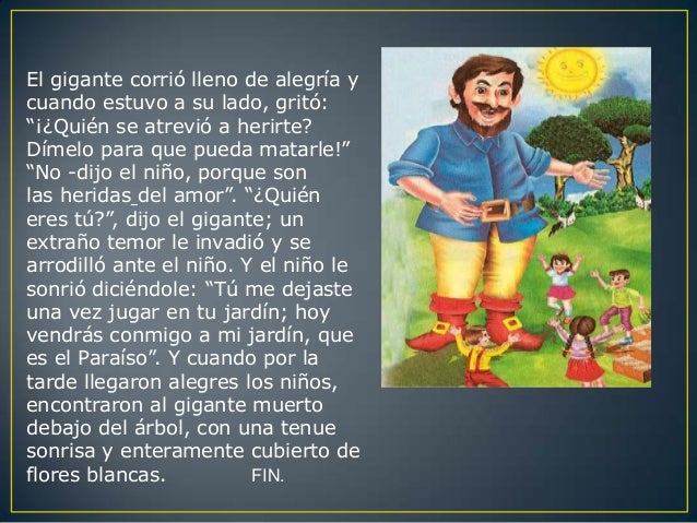 Oscar wilde (el gigante egoista)