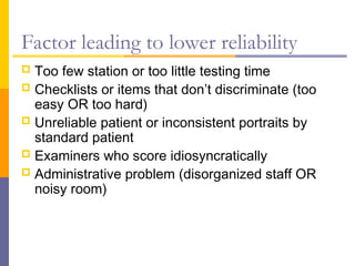 OSCE-CET UNIT-evaluation in nursing stut | PPT