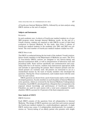 Osce item-analysis-to-improve-reliability-for-internal-medicine ...