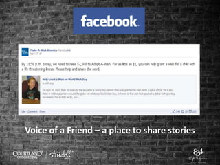 Voice of a Friend – a place to share stories
 