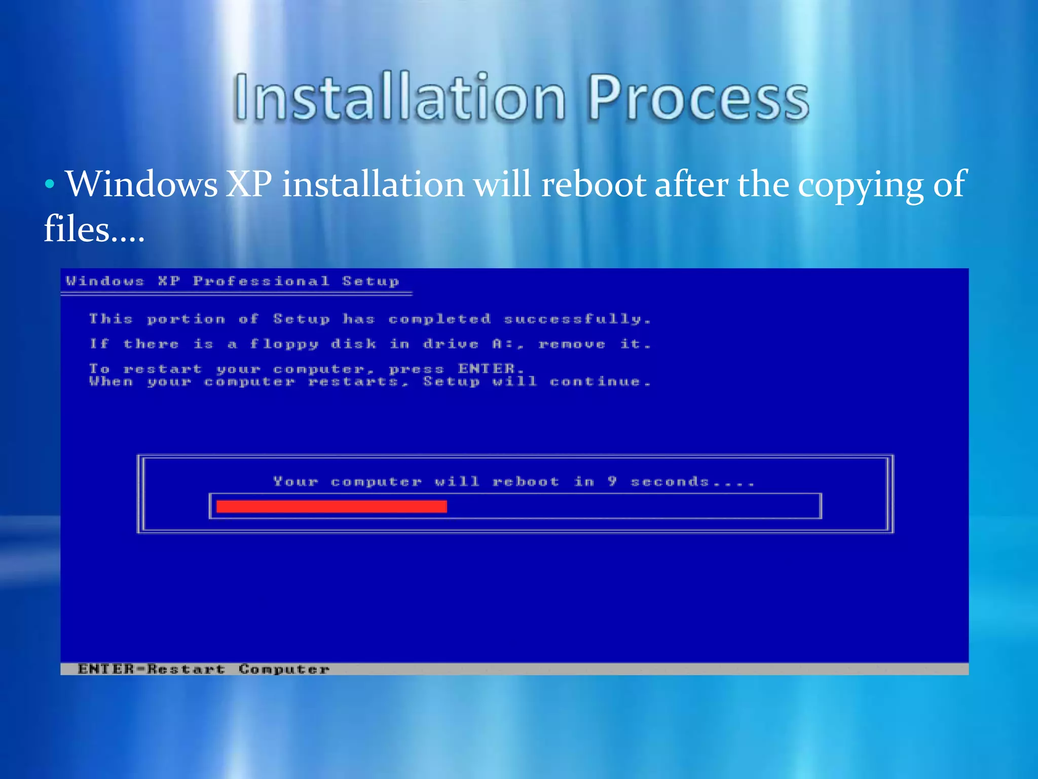  Locate your Windows XP product key.