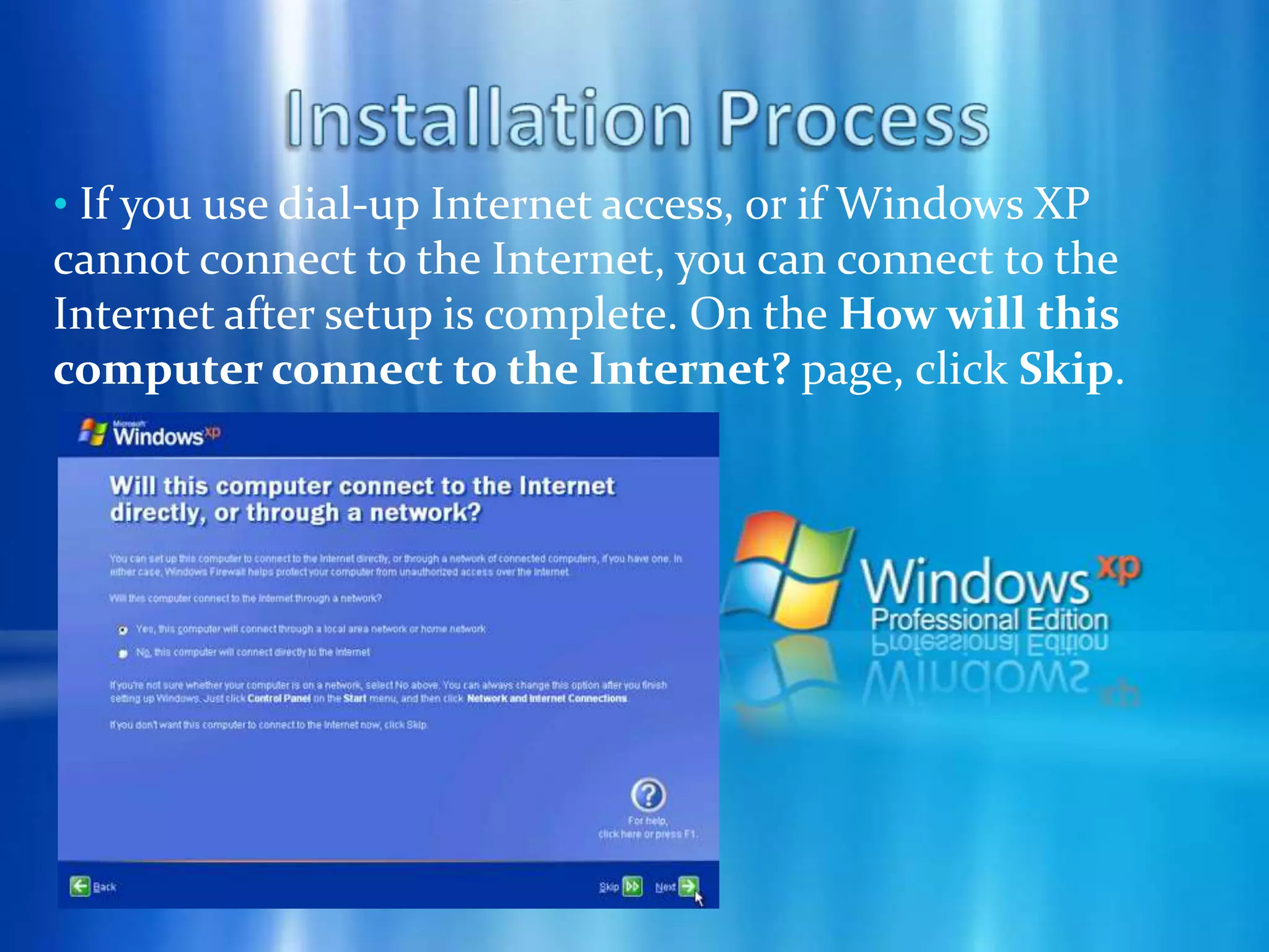 Installation Process On the Thank you! page, click Finish.