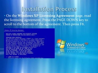  The most common edition were Windows XP Home edition for home users and Windows XP Professional which supportWindows server domain and two physical processors.