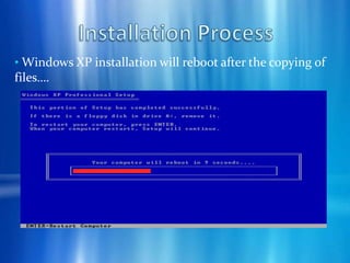  Locate your Windows XP product key.