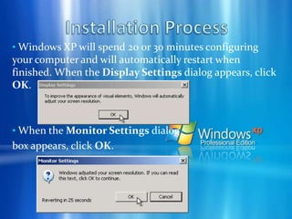  When the Monitor Settings dialog box appears, click OK.