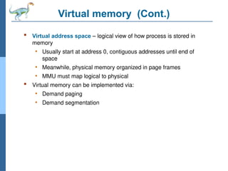 Comprehensive Overview of Virtual Memory Management in Operating ...