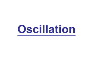 Oscillation
 