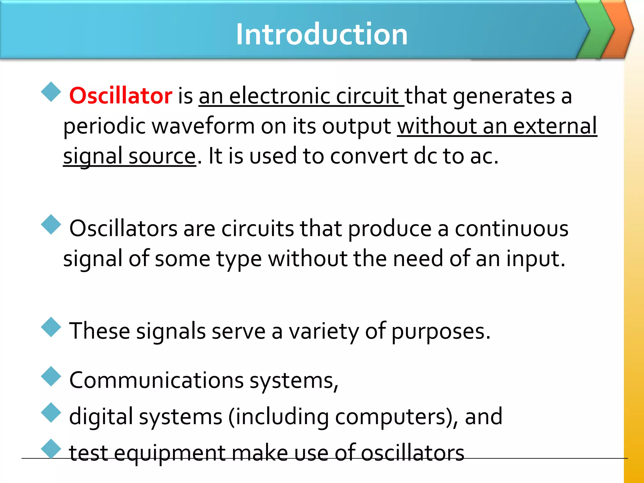 Oscillators Ppt
