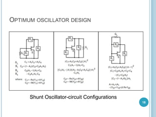 Microwave oscillator design | PPTX