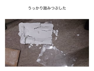 うっかり踏みつぶした
 