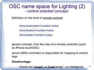 OSC and DMXControl | PPT