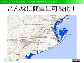 オープンソースカンファレンス2014 Nagoya 2014/07/05
こんなに簡単に可視化！
 