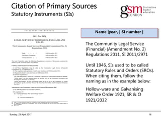 Essential Skills on Referencing with OSCOLA Citation System | PPTX