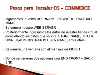 Debe tener una base de datos Dinámica MySQL