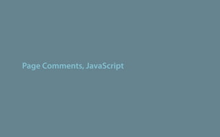 Page Comments, JavaScript
 