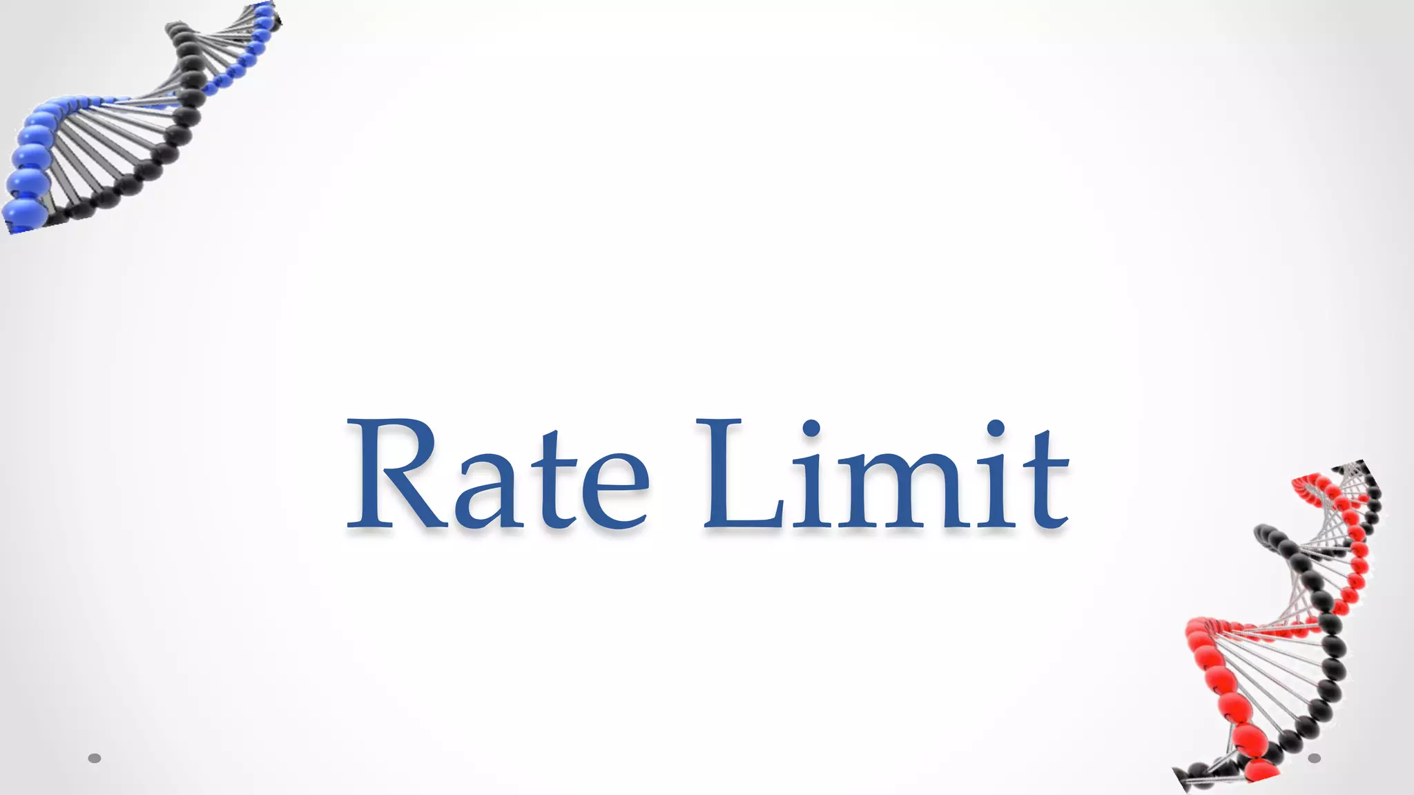 Rate  Limit	
 
