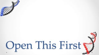Open  This  First	
 