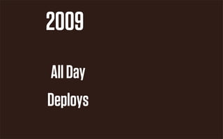 2009
All Day
Deploys
 
