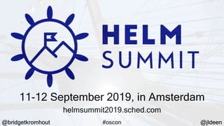 Helm 3: Navigating to Distant Shores (OSCON 2019)