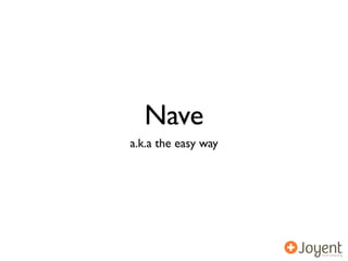 Nave
a.k.a the easy way
 