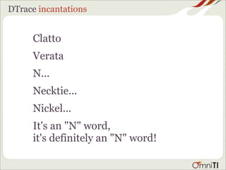 OSCON2008 Full-stack Introspection Crash Course