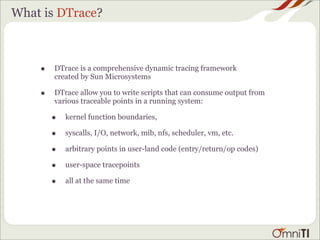 OSCON2008 Full-stack Introspection Crash Course
