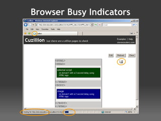 Browser Busy Indicators 