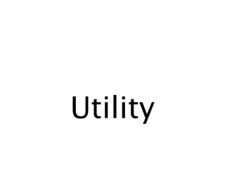 Utility
 