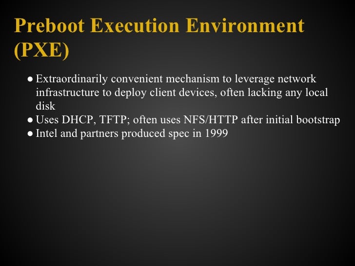 Preboot Execution Environment