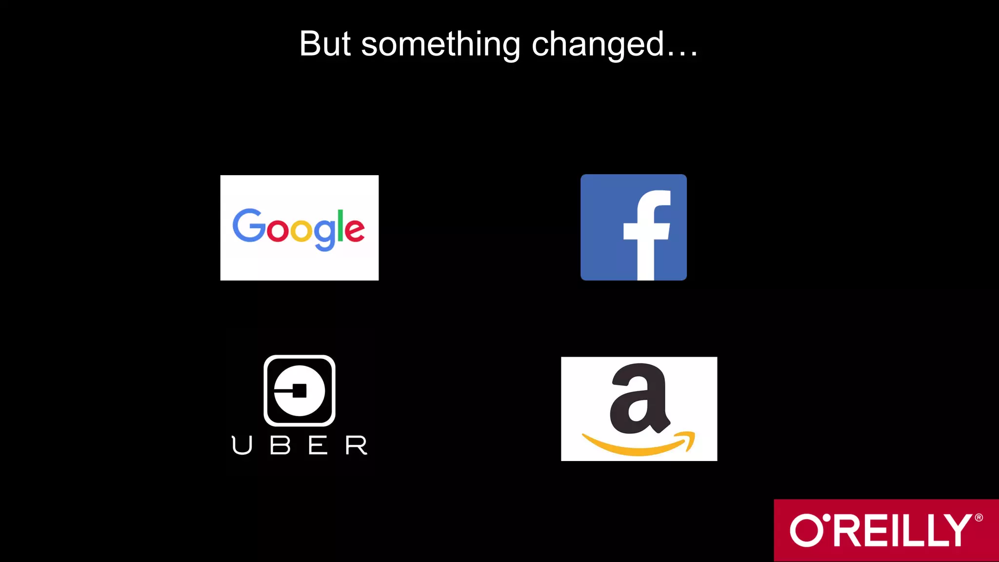 But something changed…
 