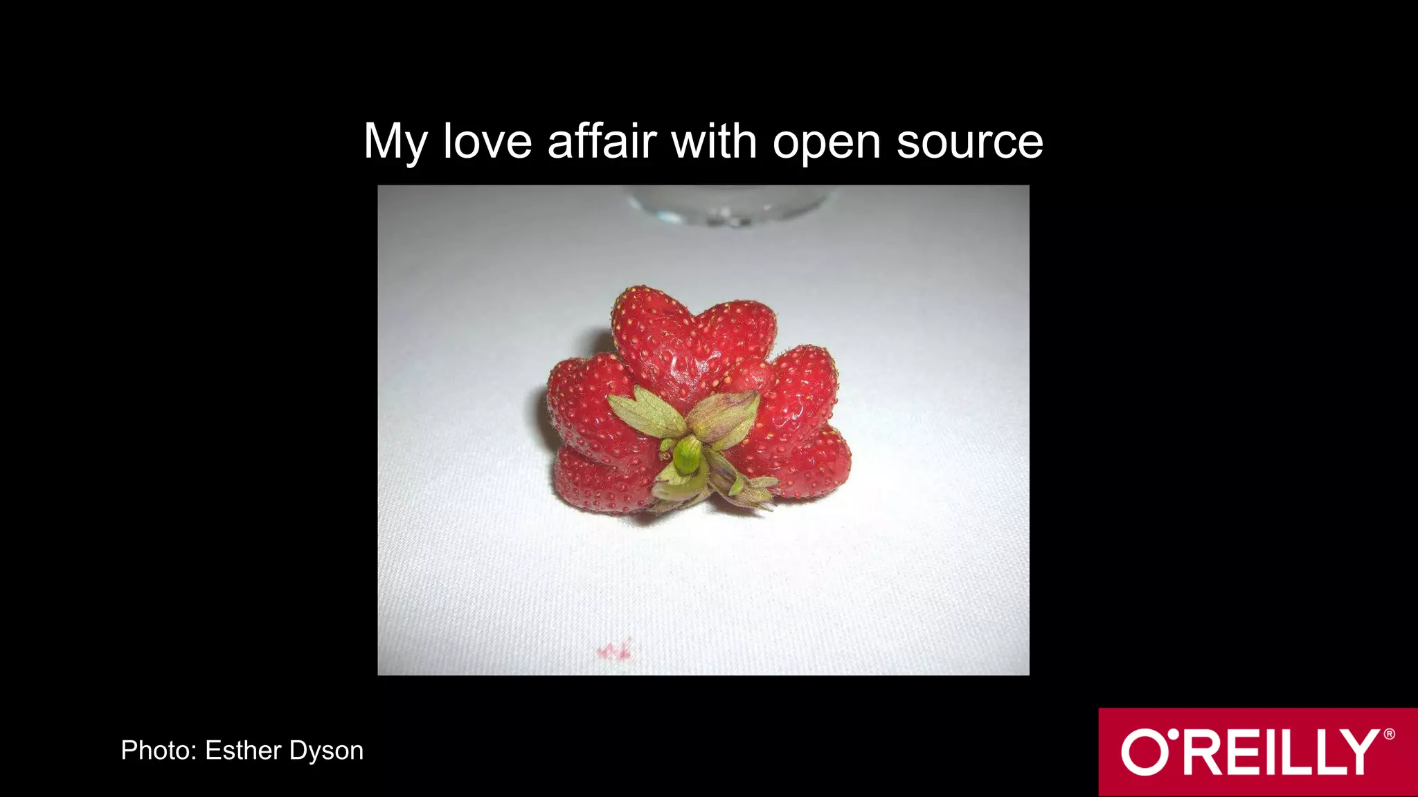 My love affair with open source
Photo: Esther Dyson
 